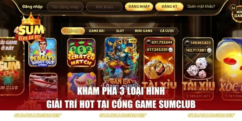 3 loại hình giải trí hot